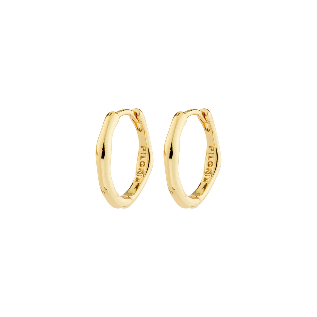 Nova Gold Plated Hoop Earrings