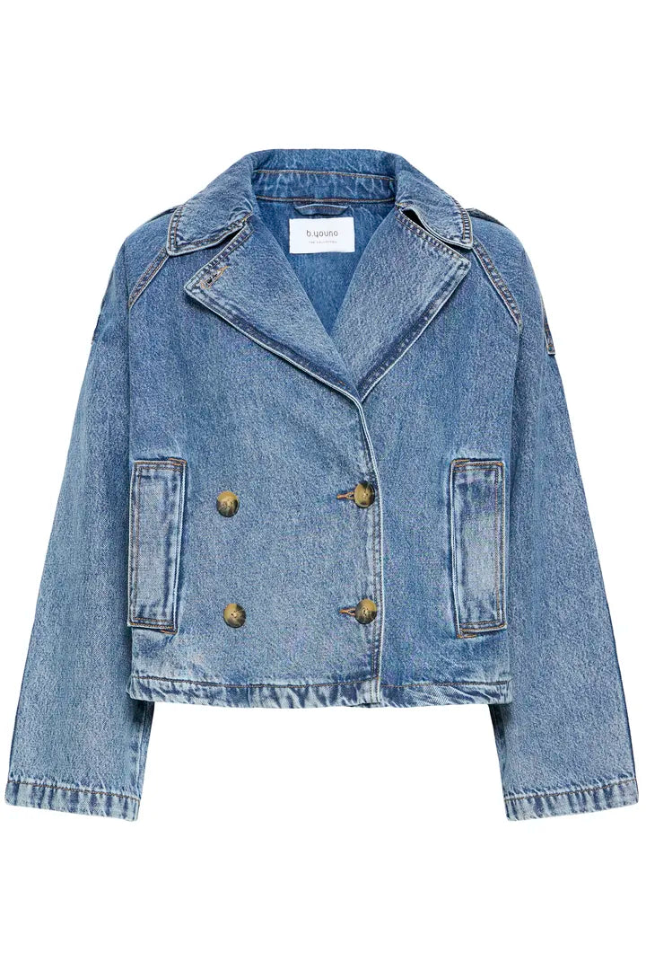 Citan Denim Trench Coat