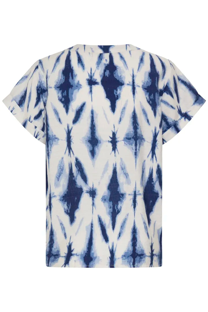Navy Tie Dye Ariana Blouse
