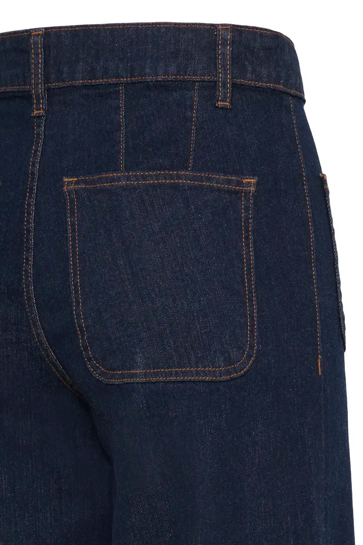 Blue Rinse Komma Wide Jeans
