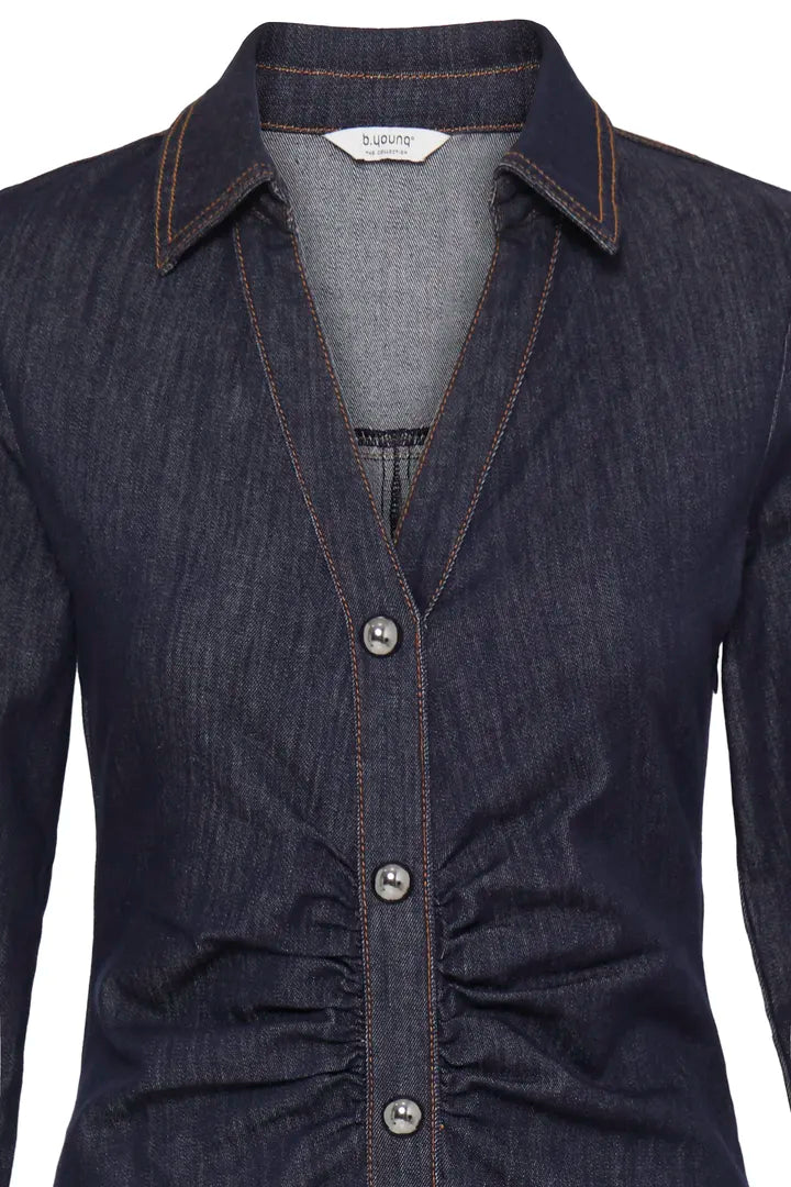 Dark Blue Denim Kanea Dress