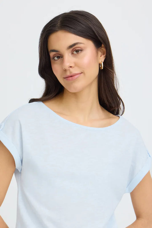Powder Blue Dalia T-shirt