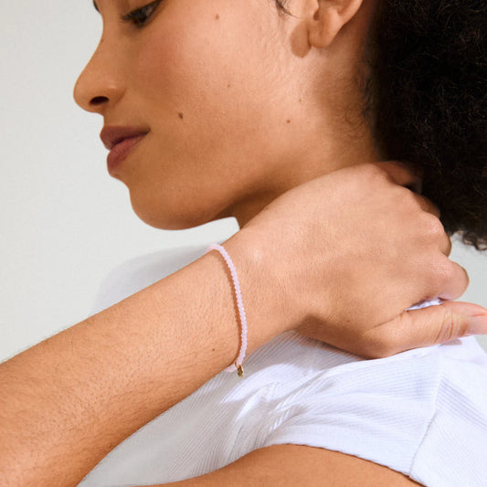 Indie Rose Gold Beaded Bracelet