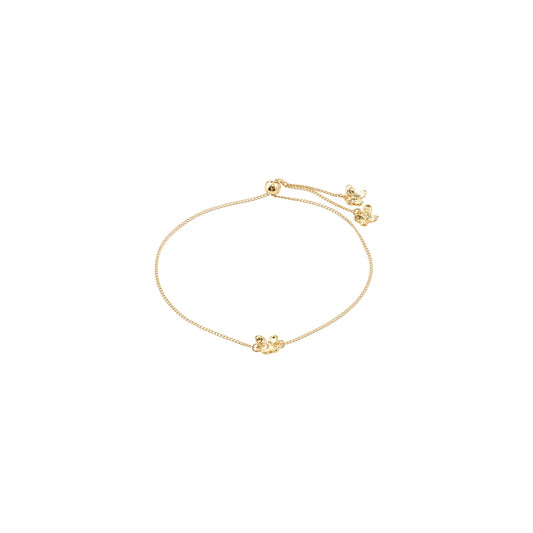 Ajani Flower Gold Plated Bracelet