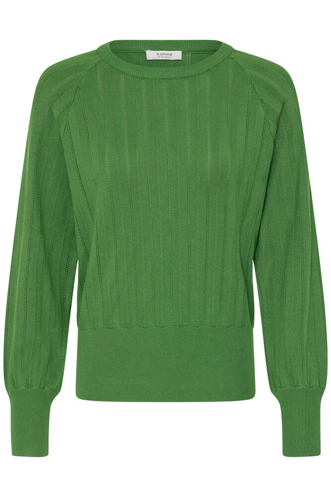 Artichoke Green Morla Pointelle Jumper
