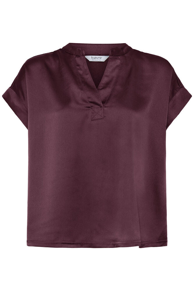 20819366_191718 BYSELITA V PLACKET NECK - Fig - Brown