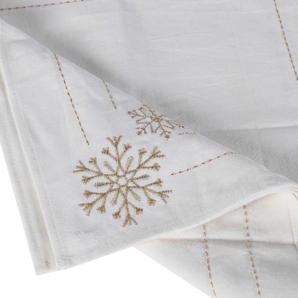 Set of 4 Snowflake Napkins