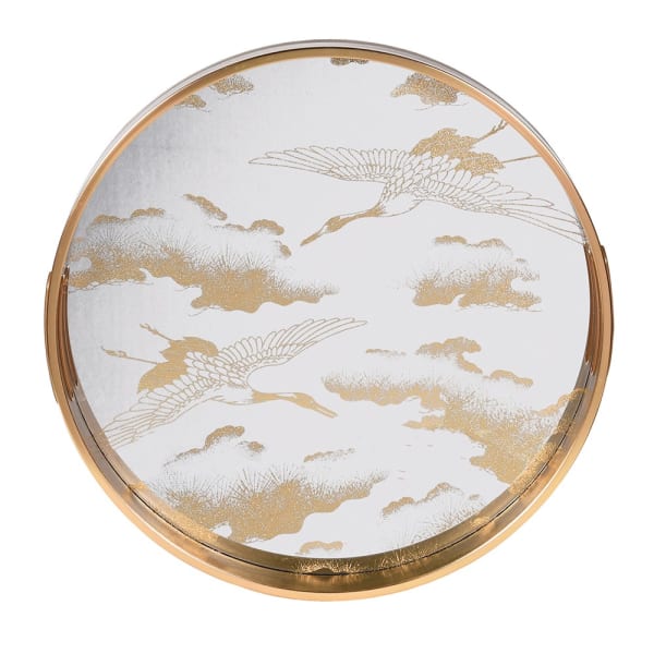 Golden Clouds Gold Tray