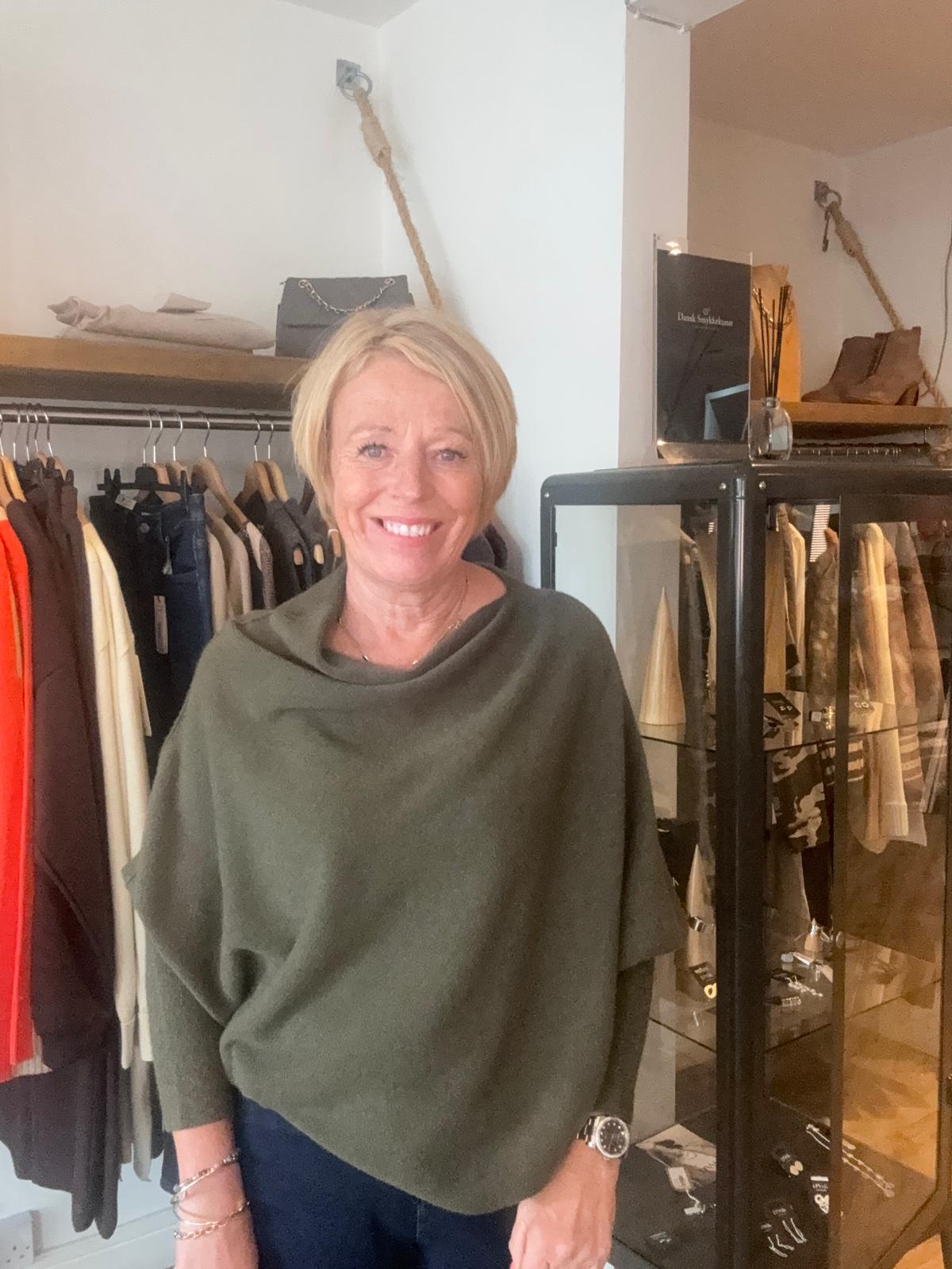 Dark Green Asymmetric Jumper