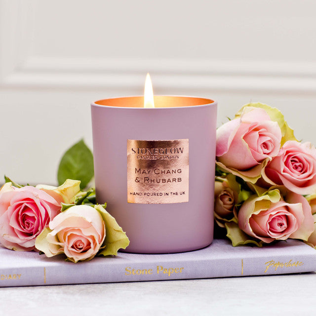 Luna May Chung & Rhubarb Boxed Candle (90 x 80mm)