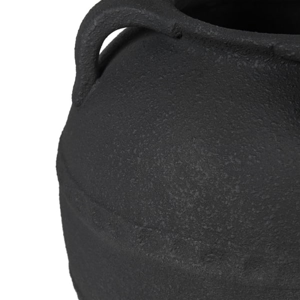 Black Terracotta Vase