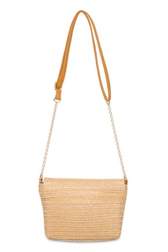 Woven Straw Shoulder Bag