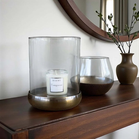 Biggie Best 16cm Iron Glass Candleholder