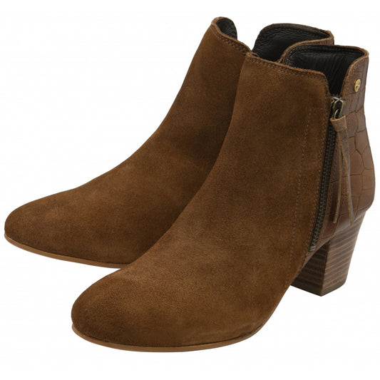 Ravel Tulli Teak/Croc Ankle Boot