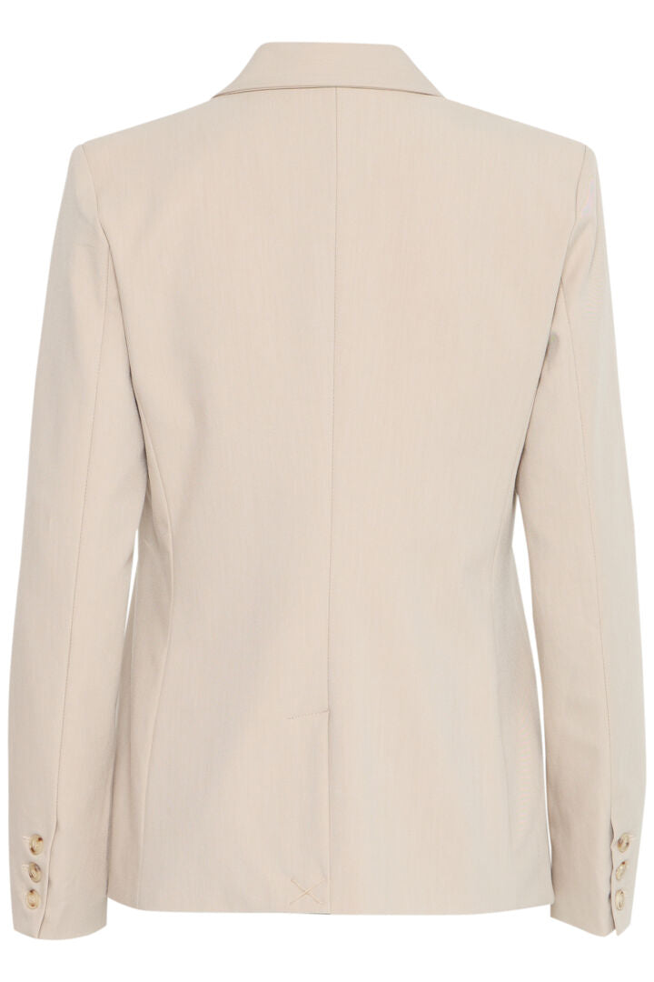 Abigail Beige Longline Blazer