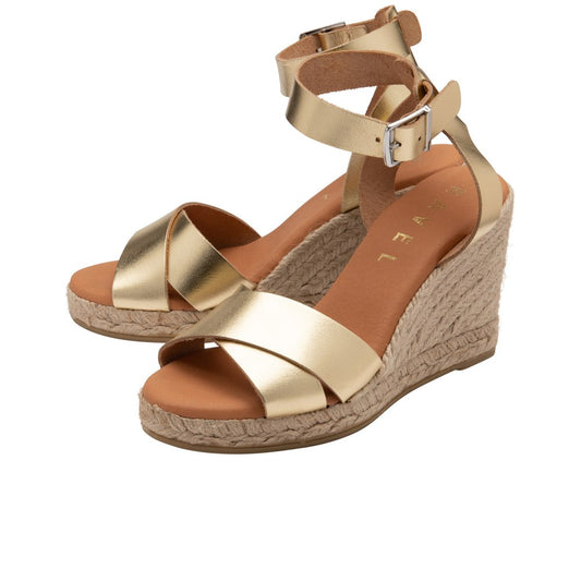 Ratho Gołd Wedge Sandal