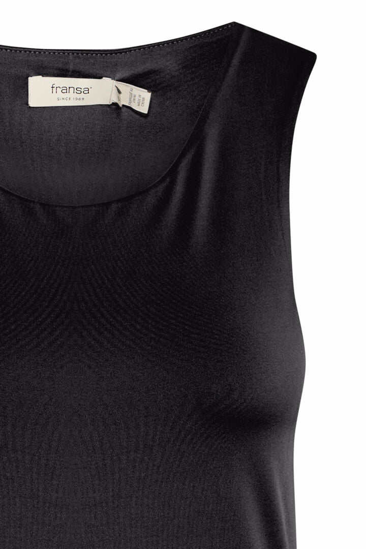 Black Rara Vest Top