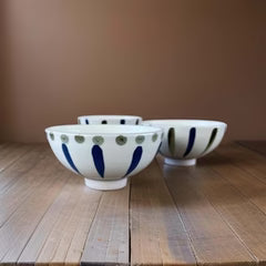 Biggie Best 12Cm Blue Dotty Bowl