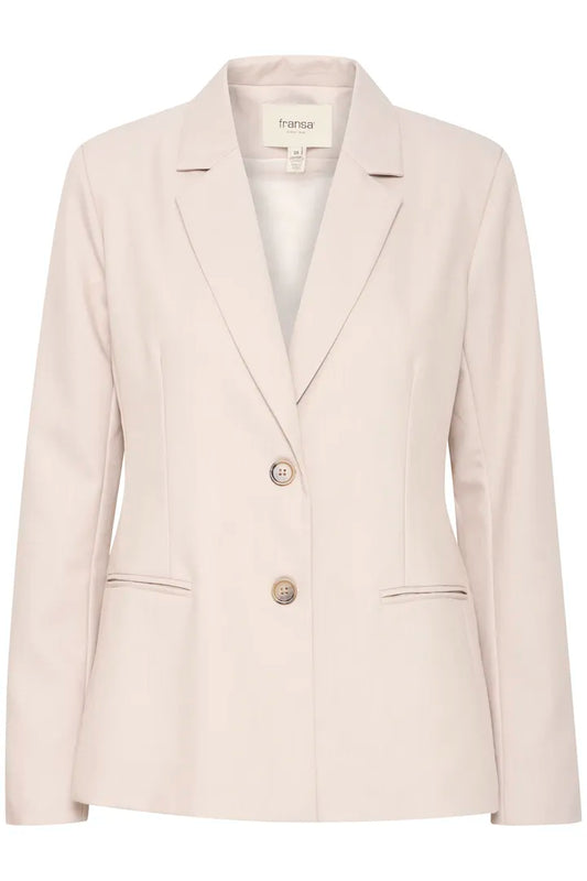 Abigail Beige Longline Blazer