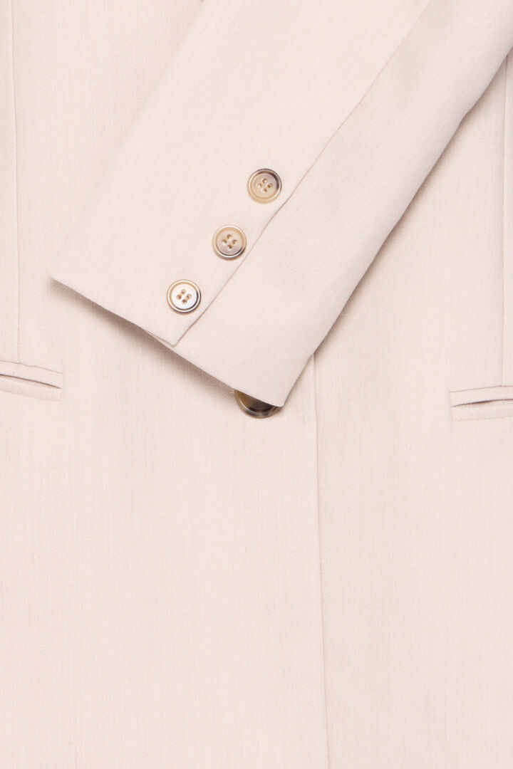 Abigail Beige Longline Blazer