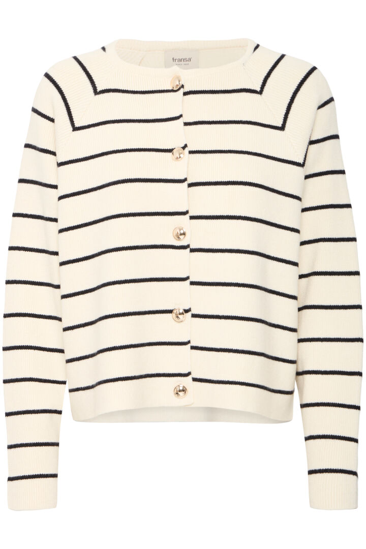 Kanya Cream & Black Cardigan
