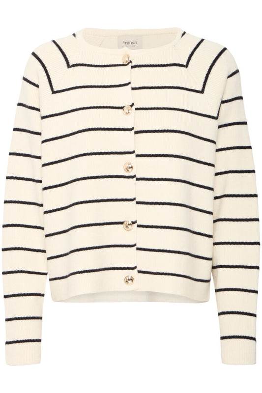 Kanya Cream & Black Cardigan