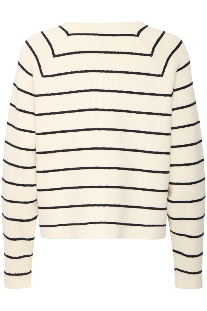 Kanya Cream & Black Cardigan