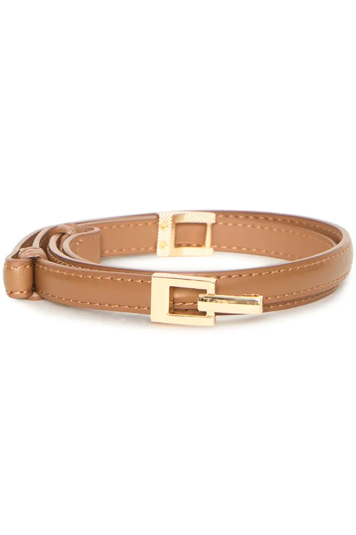 Vizana Tan Horsebit Belt