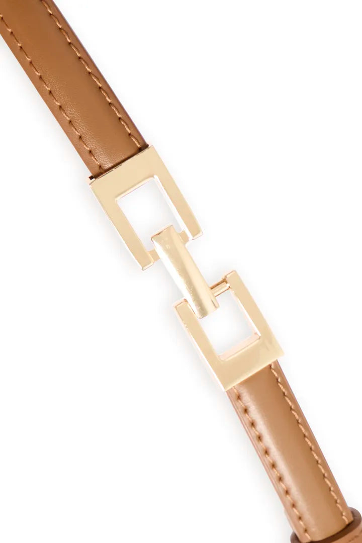 Vizana Tan Horsebit Belt