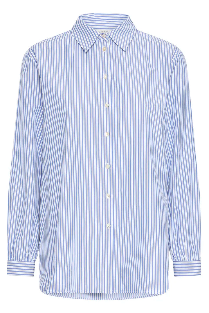 Hanio Blue Stripe Tape Shirt