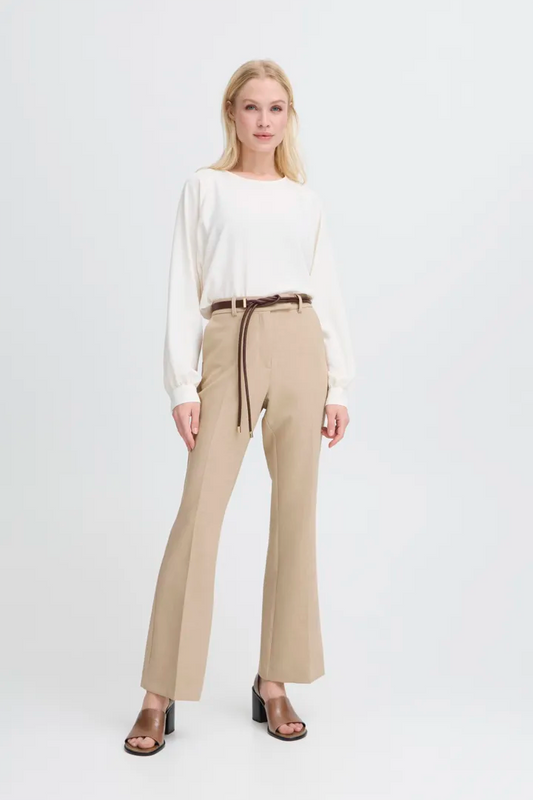 Bywetie Brown Tie Faux Leather Belt