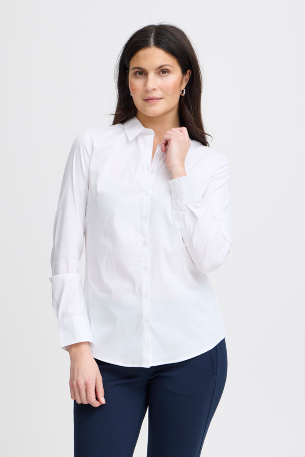 White Long Sleeved Shirt