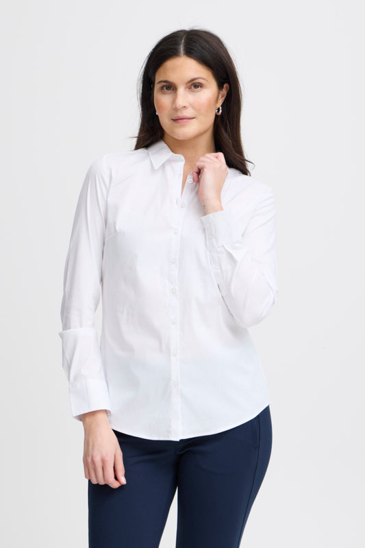 White Long Sleeved Shirt