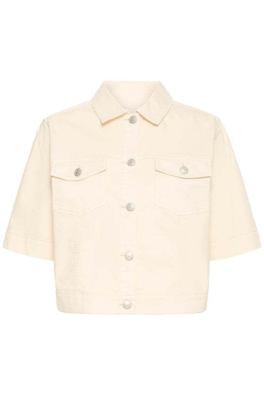 Short Sleeved Boxy Casual Jacket