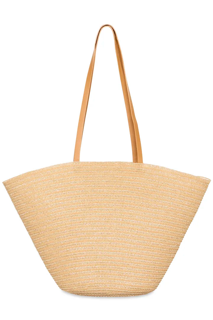 Woven Straw Beach Bag