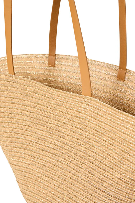 Woven Straw Beach Bag