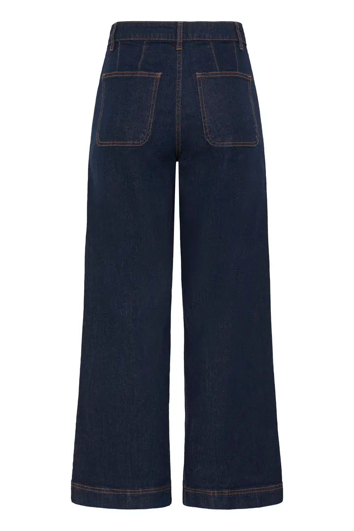 Blue Rinse Komma Wide Jeans