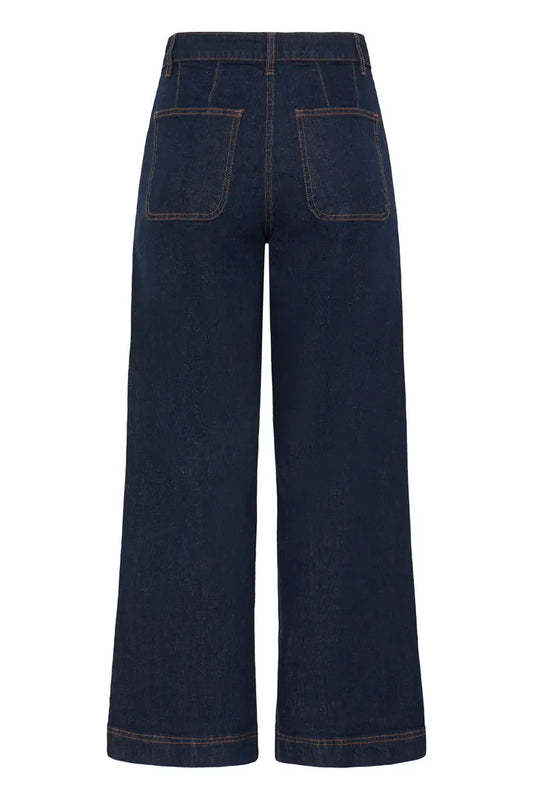 Blue Rinse Komma Wide Jeans