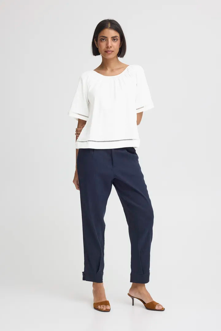 Luca Linen Mix Blouse