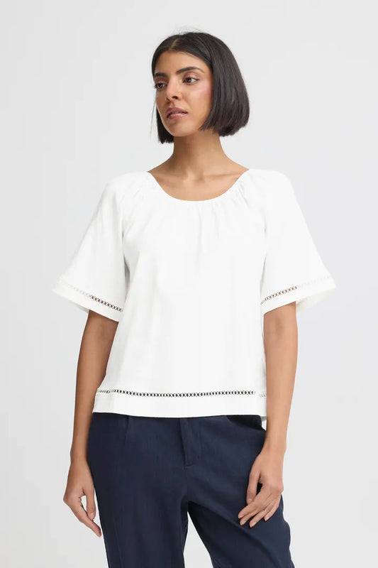 Luca Linen Mix Blouse