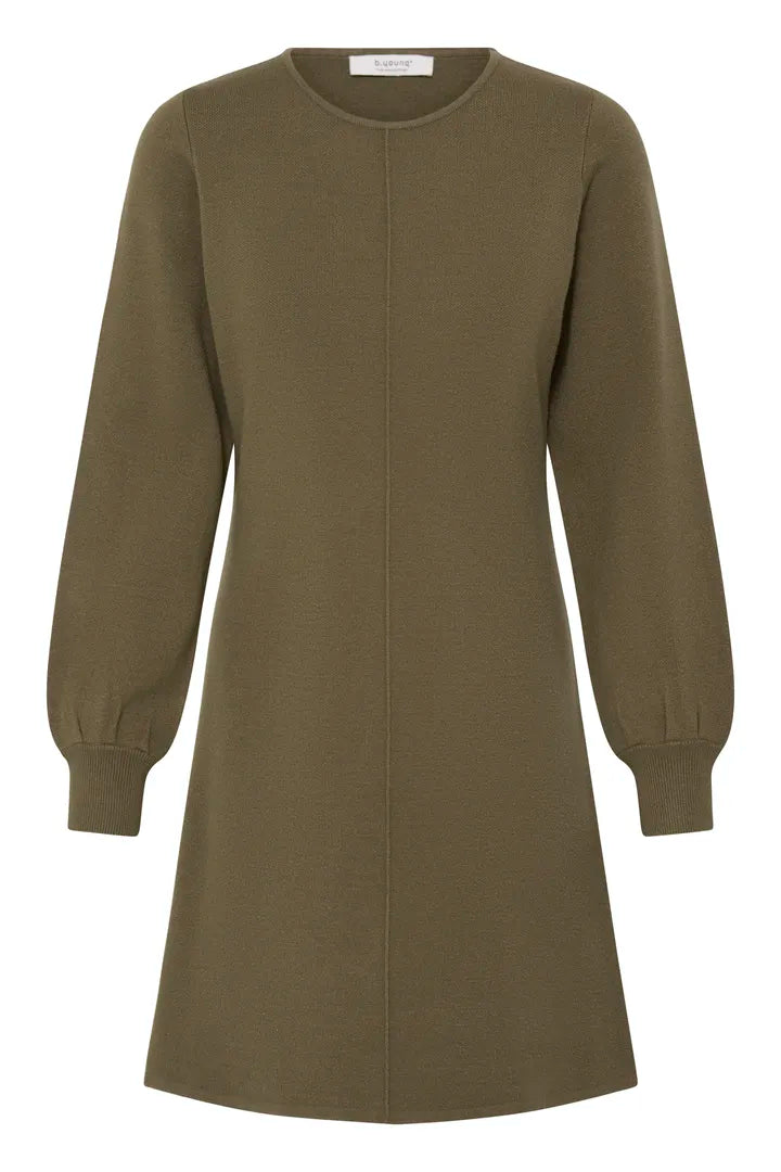 Khaki Otari Jumper Dress