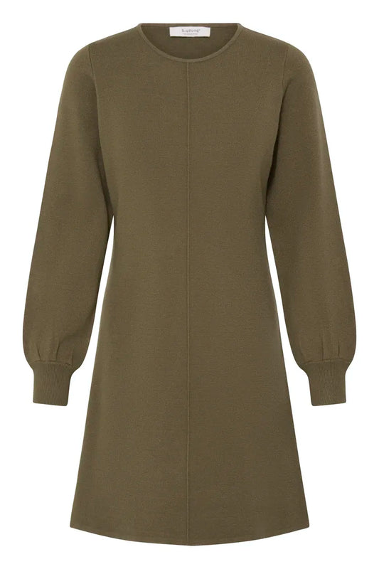 Khaki Otari Jumper Dress