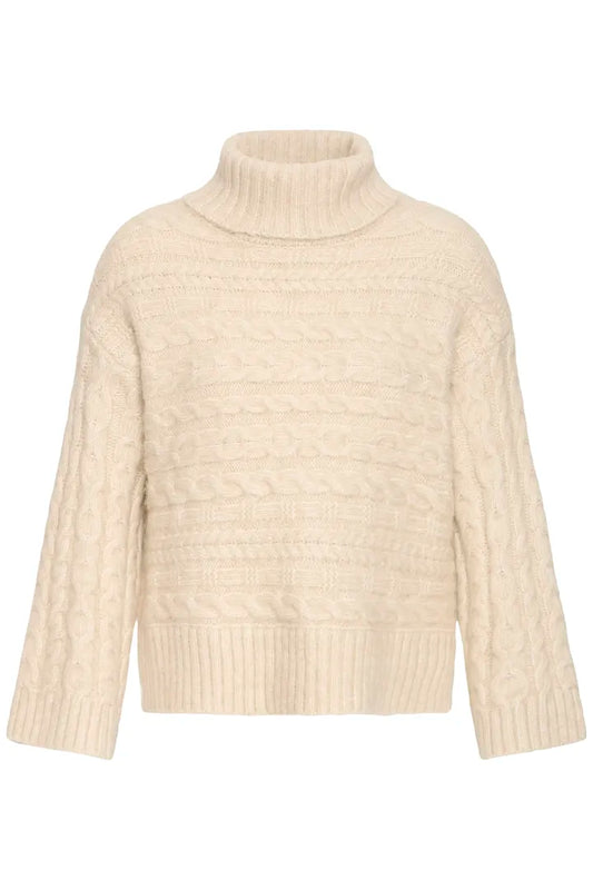 Cream Sasha Cableknit Jumper
