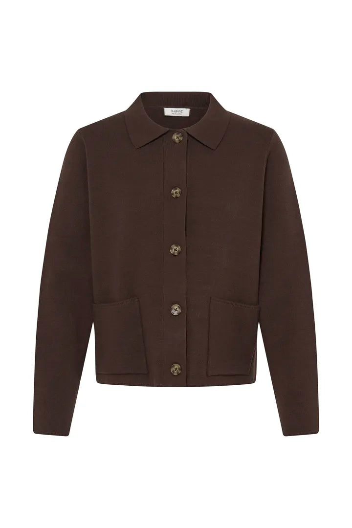 Chocolate Brown Otari Cardigan