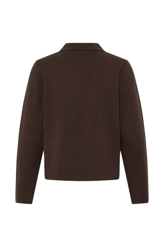 Chocolate Brown Otari Cardigan