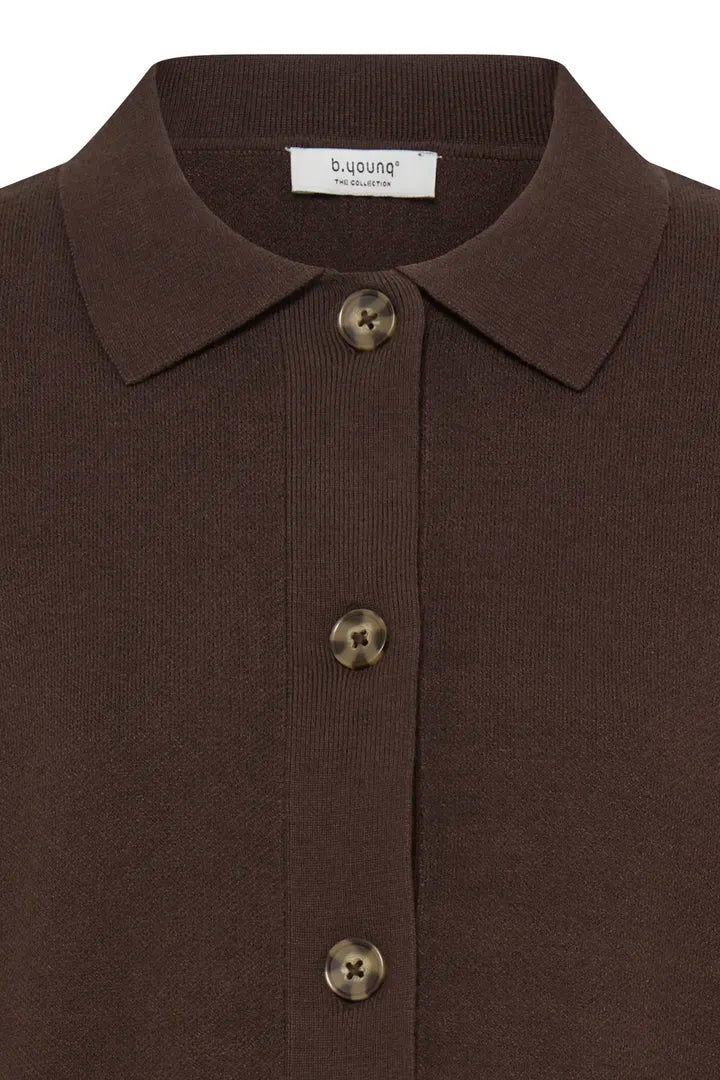 Chocolate Brown Otari Cardigan