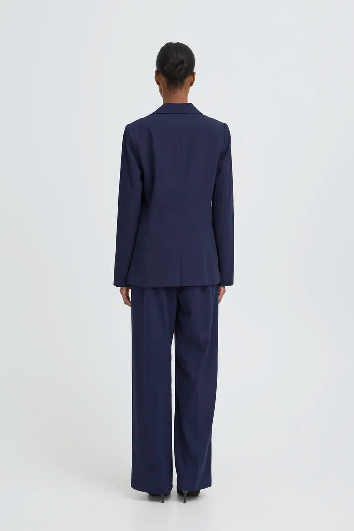 Dante Longline Navy Blazer