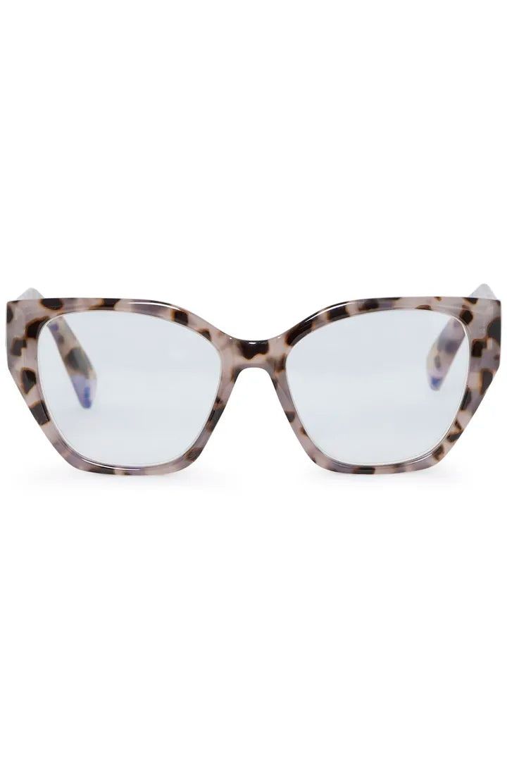 Taia Ready Reader Glasses - Silver Pink Melange