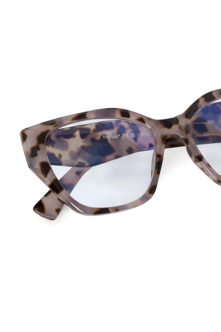 Taia Ready Reader Glasses - Silver Pink Melange