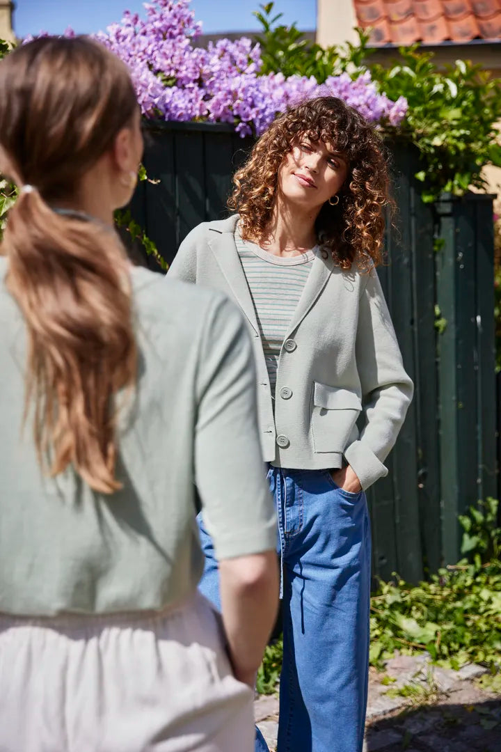 Rita V Neck Pocket Cardigan